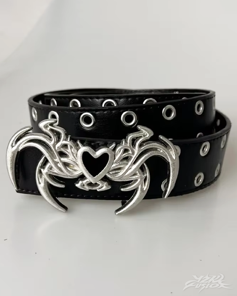 Tribal Kalp Tokalı Gotik Kemer