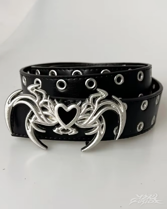 Tribal Kalp Tokalı Gotik Kemer