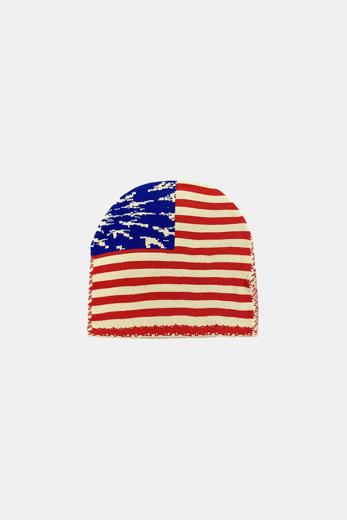 Amerika bayraklı bere
