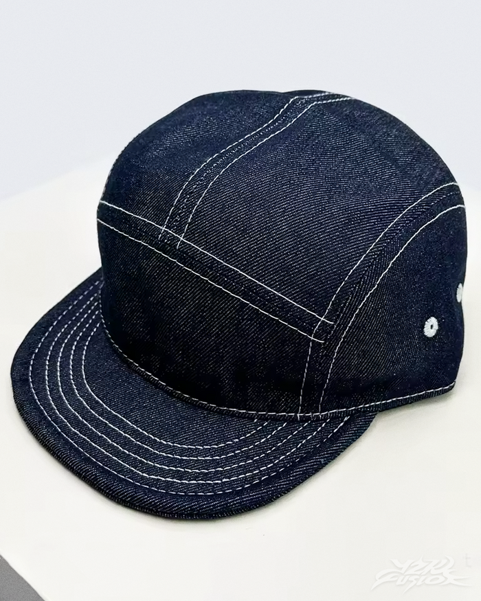 Düz Siperlikli Denim Kamp Şapkası