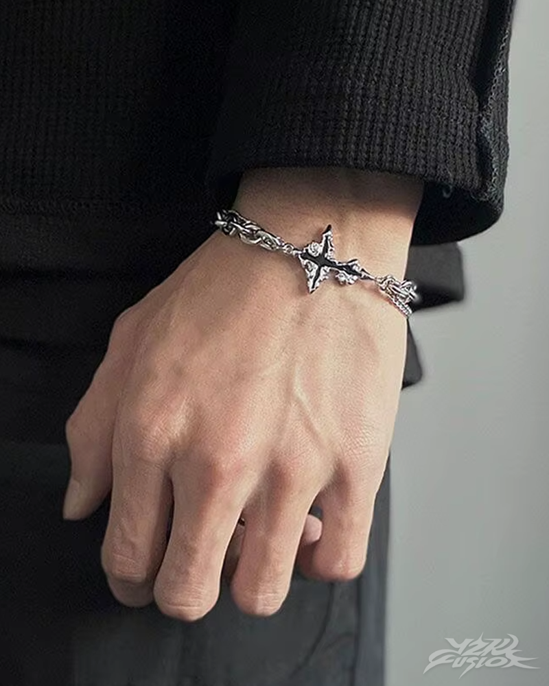 Katmanlı Gotik Haç Bileklik