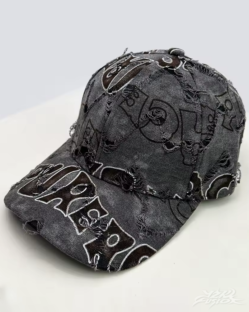 Grafiti Baskılı Streetwear Şapka